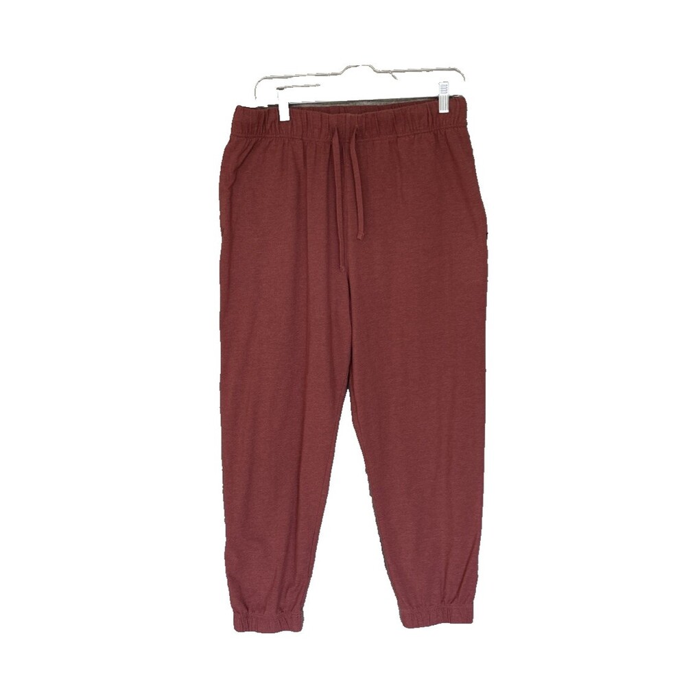 Pair of Thieves Jogger Sweatpants Men's Size Large Red Athletic Lounge Pants